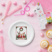 Assiettes En Carton Three Cat Funny Christmas Cat Ugly Xmas Sweater Me (Fête)