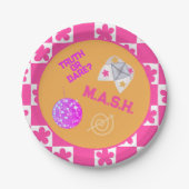 Assiettes En Carton Throwback des années 90 (Devant)