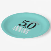 Assiettes En Carton Tiara inspiré par une élégante cinquantaine de fab (Angle)