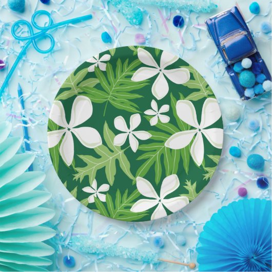 ASSIETTES EN CARTON TIARE (VERT) (Fête)