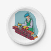 Assiettes En Carton Ticklayer au travail (Devant)