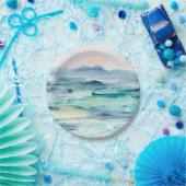 Assiettes En Carton Tides de plage II (Fête)