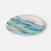 Assiettes En Carton Tides de plage II (Angle)