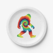 Assiettes En Carton Tie Dye Bigfoot (Devant)