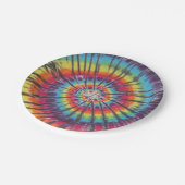 Assiettes En Carton Tie Tee Dye (Angle)