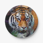 Assiettes En Carton Tiger  (Devant)