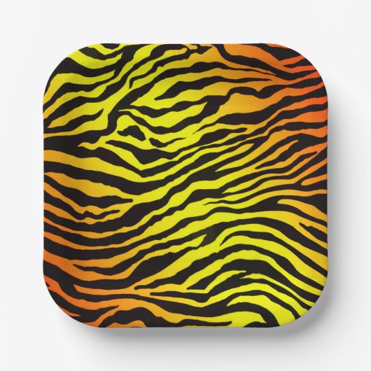 Assiettes En Carton Tiger