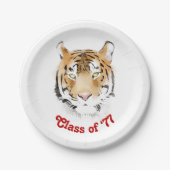 Assiettes En Carton Tiger Tiger Classe aquarelle Réunion (Devant)
