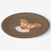 Assiettes En Carton Tigre (Angle)