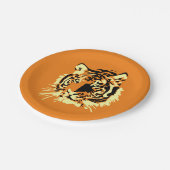 Assiettes En Carton Tigre (Angle)