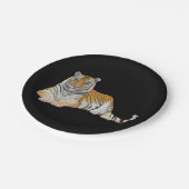 Assiettes En Carton Tigre (Angle)
