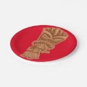 Assiettes En Carton Tiki (Angle)