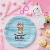 Assiettes En Carton  Tiki Bar Monogramme Party Napkins (Fête)