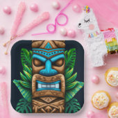 Assiettes En Carton Tiki Luau (Fête)