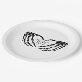 Assiettes En Carton Til Death - Skeleton Heart Hands (Angle)