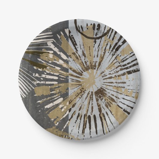 Assiettes En Carton Tiles d'éclatement III (Devant)
