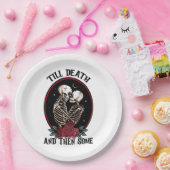Assiettes En Carton 'Till Death Papier Plaques (Fête)