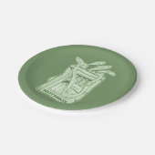 Assiettes En Carton Tin de sardines salé snack (Angle)