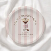 Assiettes En Carton Tini Bit Ancien Espresso Martini fête d'anniversai