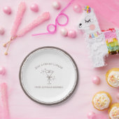 Assiettes En Carton "Tini Bit Longer" Espresso Martini Enterrement de (Fête)