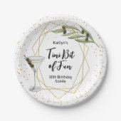 Assiettes En Carton Tini Bit Of Fun Martini Soirée (Devant)