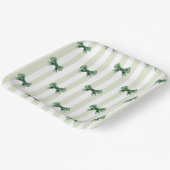 Assiettes En Carton Tini un martini Baby shower arc vert sauge (Angulaire)
