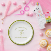 Assiettes En Carton "Tini Un Peu Plus Long" Olive de Dirty Martini Ent (Fête)