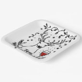 Assiettes En Carton Tipsy et Bright Deer (Angulaire)