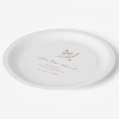 Assiettes En Carton Tir de Cupidon Amoureuse Saint-Valentin Shower Nup (Angle)
