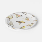 Assiettes En Carton Tit birds motif (Angle)
