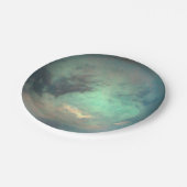 Assiettes En Carton Titan de la lune de Saturne (Angle)