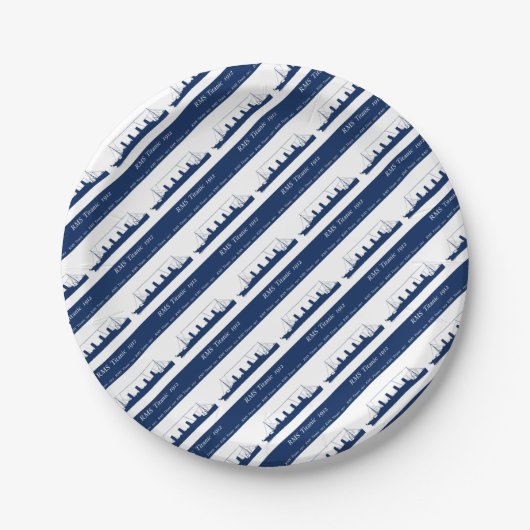 Assiettes En Carton Titanic 1912 3 (Devant)