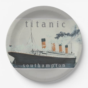 ASSIETTES EN CARTON TITANIC 9" PLAQUES À PAPIER DE PARTIE ! !