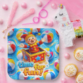 Assiettes En Carton Titre (Fête)