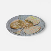 Assiettes En Carton Toile (Angle)