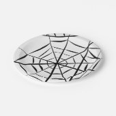 Assiettes En Carton Toile d'araignée (Angle)