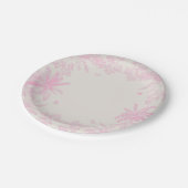 Assiettes En Carton Toile de jouy (Angle)