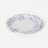 Assiettes En Carton Toile de Jouy (Angle)