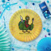 Assiettes En Carton Tom Foolery Drôle Turquie à Sunshine (Fête)