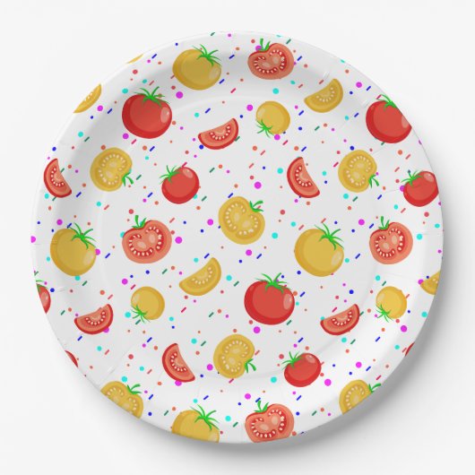 Assiettes En Carton Tomaatti (Devant)