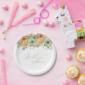 Assiettes En Carton Tombe en amour Citrouille de fleurs Fête des marié (Fête)