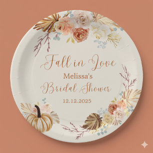 Assiettes En Carton Tomber amoureux de la douche de mariage en terre c