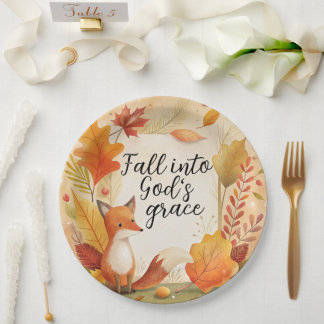 Assiettes En Carton Tomber dans la grâce de Dieu