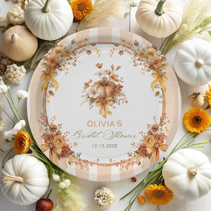 Assiettes En Carton Tombez amoureux de la douche de mariée florale Boh