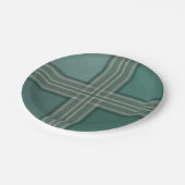 Assiettes En Carton Tons verts (Angle)