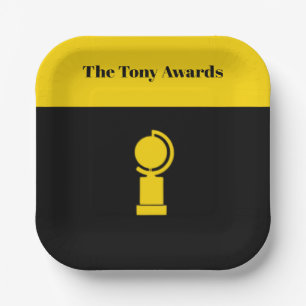 Assiettes En Carton Tony Awards Playbill plaques inspirées
