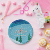 Assiettes En Carton TOP ne manquez pas une fille de ski (Fête)