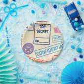 Assiettes En Carton Top secret - gardez (Fête)