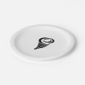 Assiettes En Carton Tornade (Angle)