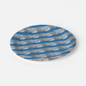 Assiettes En Carton Tornade GR4 de tempête du désert rosâtre (Angle)